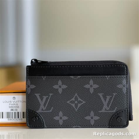 Louis Vuitton Multi Card Holder Trunk Monogram Eclipse Canvas 